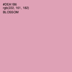#DEA1B6 - Blossom Color Image
