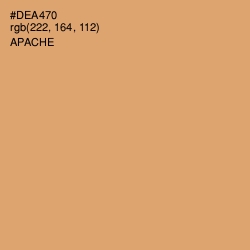 #DEA470 - Apache Color Image