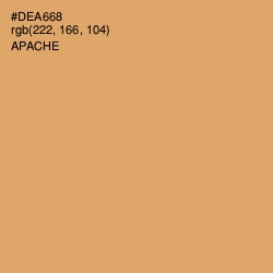 #DEA668 - Apache Color Image