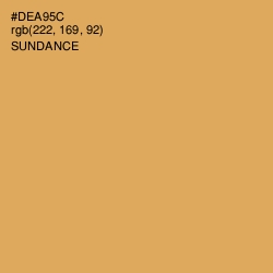 #DEA95C - Sundance Color Image