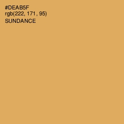 #DEAB5F - Sundance Color Image