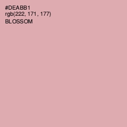 #DEABB1 - Blossom Color Image