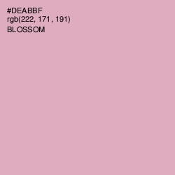 #DEABBF - Blossom Color Image