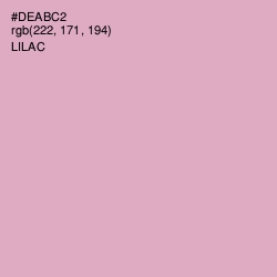 #DEABC2 - Lilac Color Image