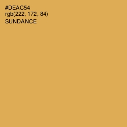 #DEAC54 - Sundance Color Image