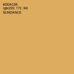 #DEAC5E - Sundance Color Image