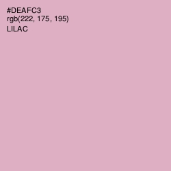 #DEAFC3 - Lilac Color Image