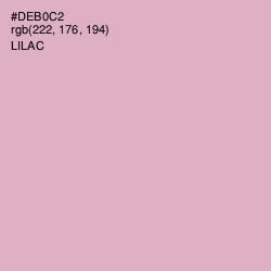 #DEB0C2 - Lilac Color Image