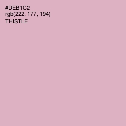 #DEB1C2 - Thistle Color Image