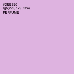 #DEB3E0 - Perfume Color Image