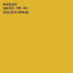 #DEB42C - Golden Grass Color Image