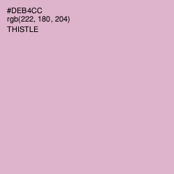 #DEB4CC - Thistle Color Image