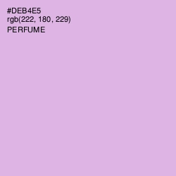 #DEB4E5 - Perfume Color Image