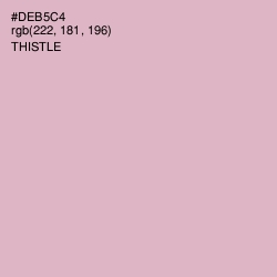 #DEB5C4 - Thistle Color Image