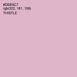 #DEB5C7 - Thistle Color Image