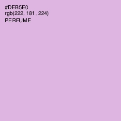 #DEB5E0 - Perfume Color Image