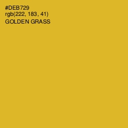 #DEB729 - Golden Grass Color Image