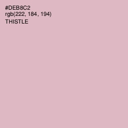 #DEB8C2 - Thistle Color Image