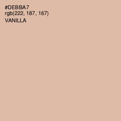 #DEBBA7 - Vanilla Color Image