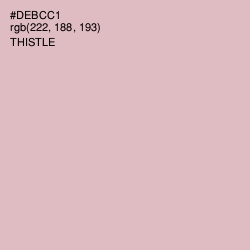 #DEBCC1 - Thistle Color Image