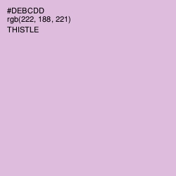 #DEBCDD - Thistle Color Image