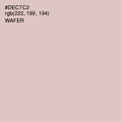 #DEC7C2 - Wafer Color Image