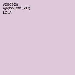 #DEC9D9 - Lola Color Image