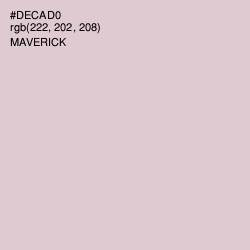 #DECAD0 - Maverick Color Image