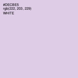 #DECBE5 - Prelude Color Image