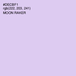 #DECBF1 - Moon Raker Color Image