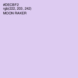 #DECBF2 - Moon Raker Color Image