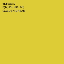 #DECC37 - Golden Dream Color Image