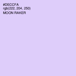 #DECCFA - Moon Raker Color Image