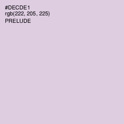 #DECDE1 - Prelude Color Image
