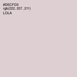#DECFD3 - Lola Color Image