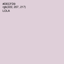 #DECFD9 - Lola Color Image