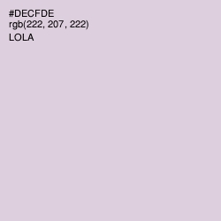#DECFDE - Lola Color Image