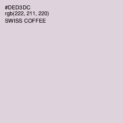 #DED3DC - Swiss Coffee Color Image