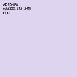 #DED4F0 - Fog Color Image