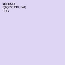 #DED5F4 - Fog Color Image