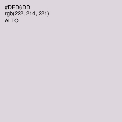 #DED6DD - Alto Color Image