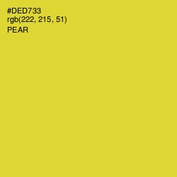 #DED733 - Pear Color Image