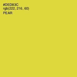 #DED83C - Pear Color Image