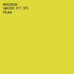 #DED939 - Pear Color Image