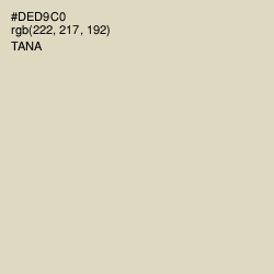 #DED9C0 - Tana Color Image