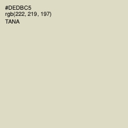 #DEDBC5 - Tana Color Image