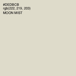 #DEDBCB - Moon Mist Color Image
