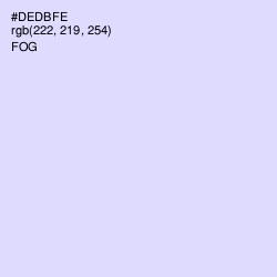 #DEDBFE - Fog Color Image