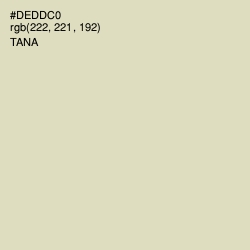 #DEDDC0 - Tana Color Image