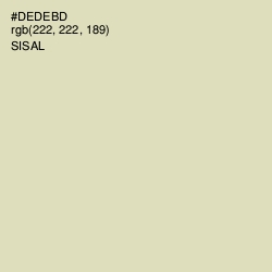 #DEDEBD - Sisal Color Image